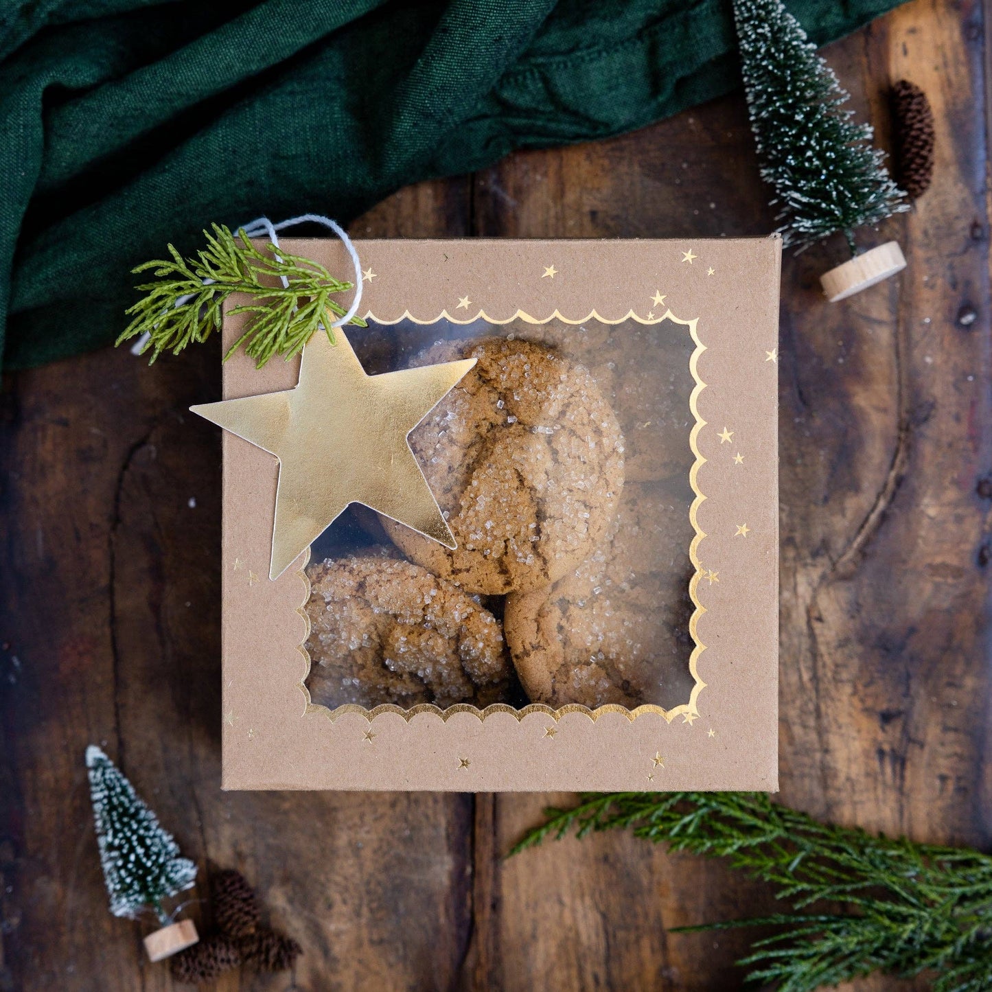 Christmas Memories Kraft Cookie Boxes