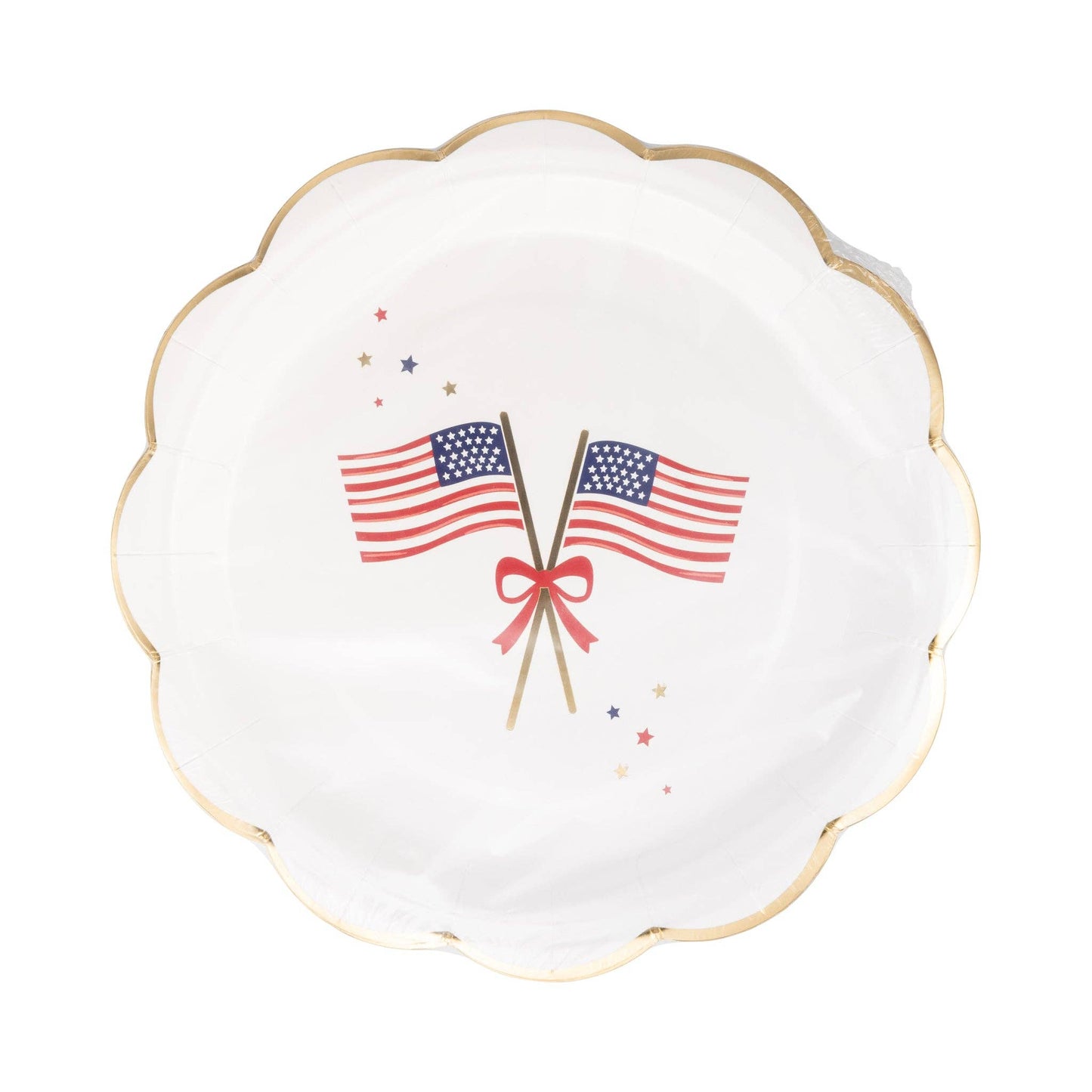 PLPL1051 - Flags Round Plate (8 ct)