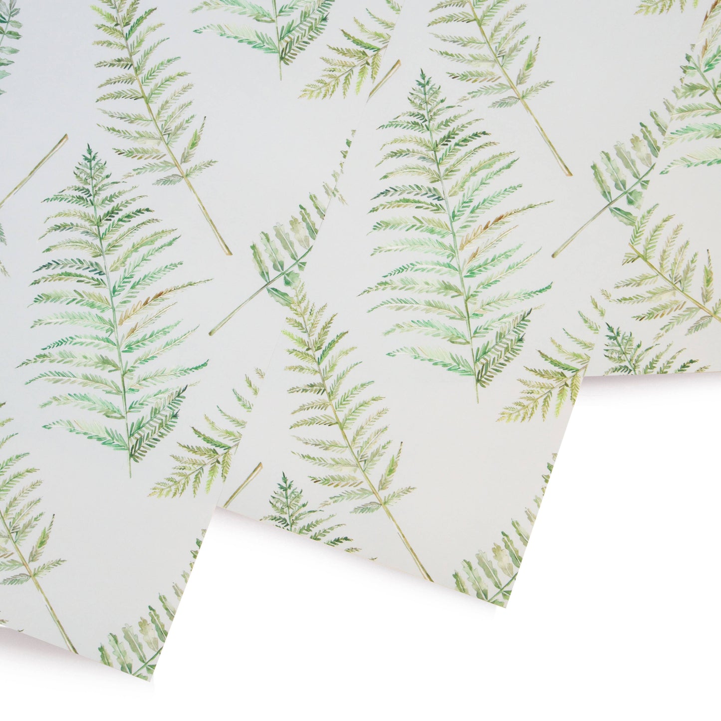 Vintage Ferns Gift Wrap Roll