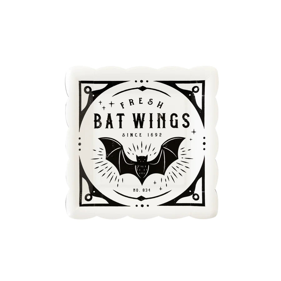 Vintage Label Paper Plate Set