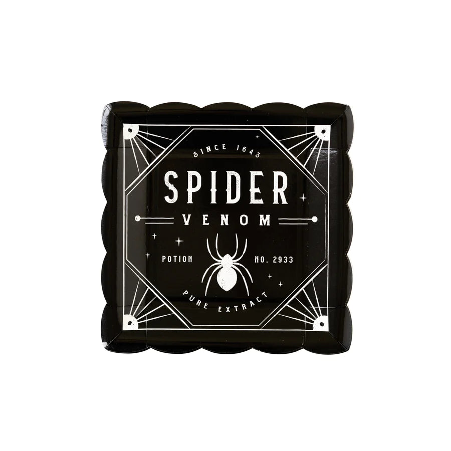 Vintage Label Paper Plate Set