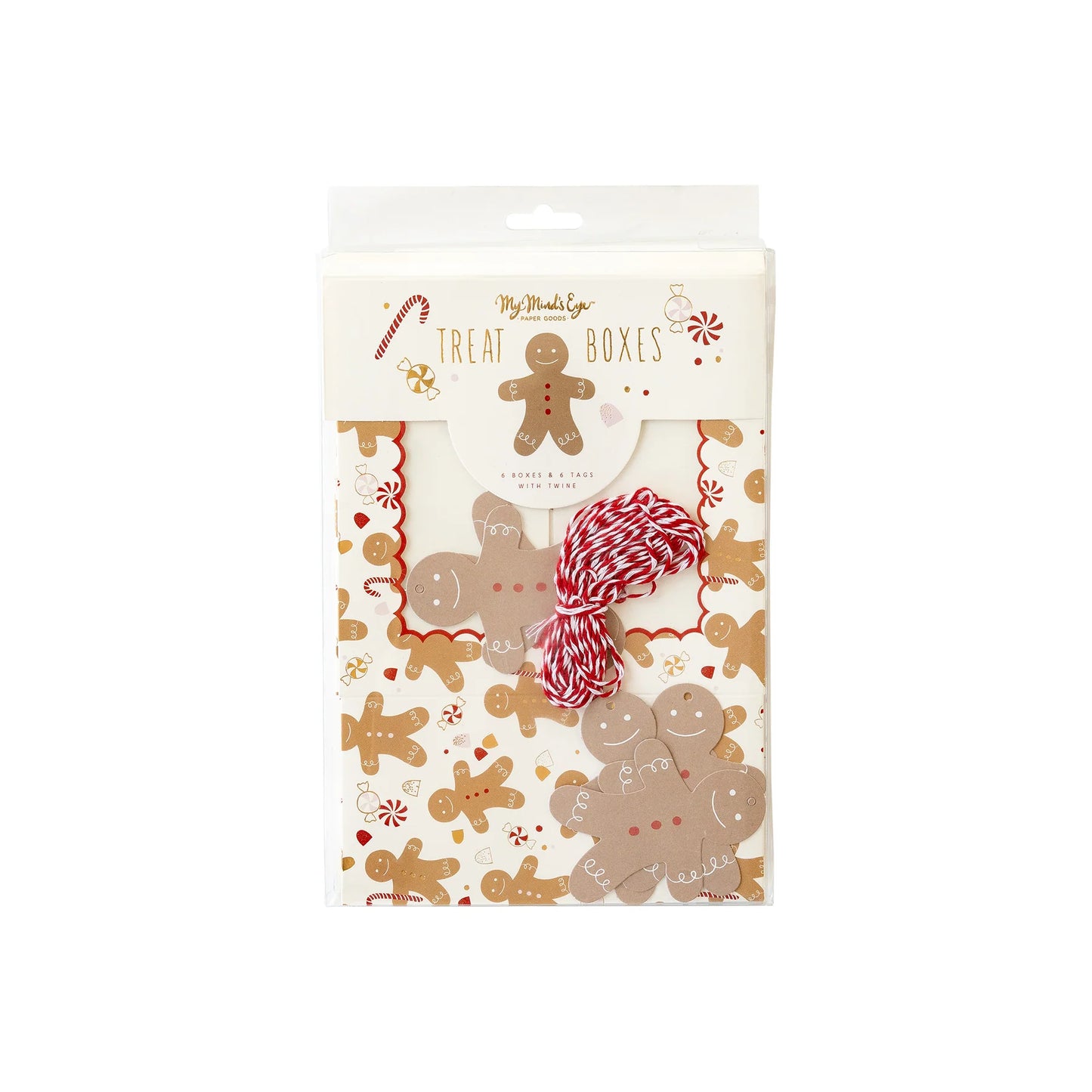 Gingerbread Man Cookie Boxes