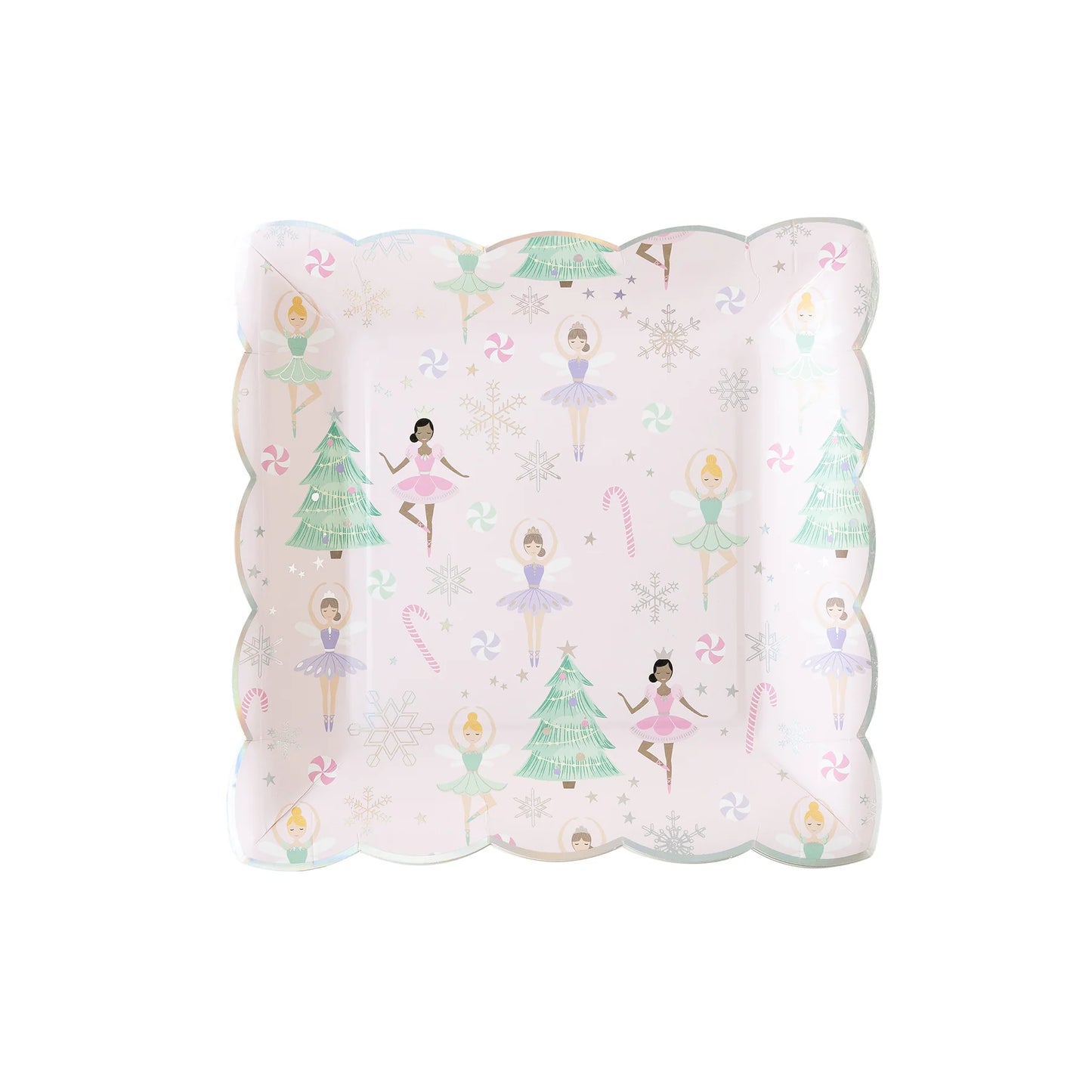 Sugar Plum Fairies Paper Plate