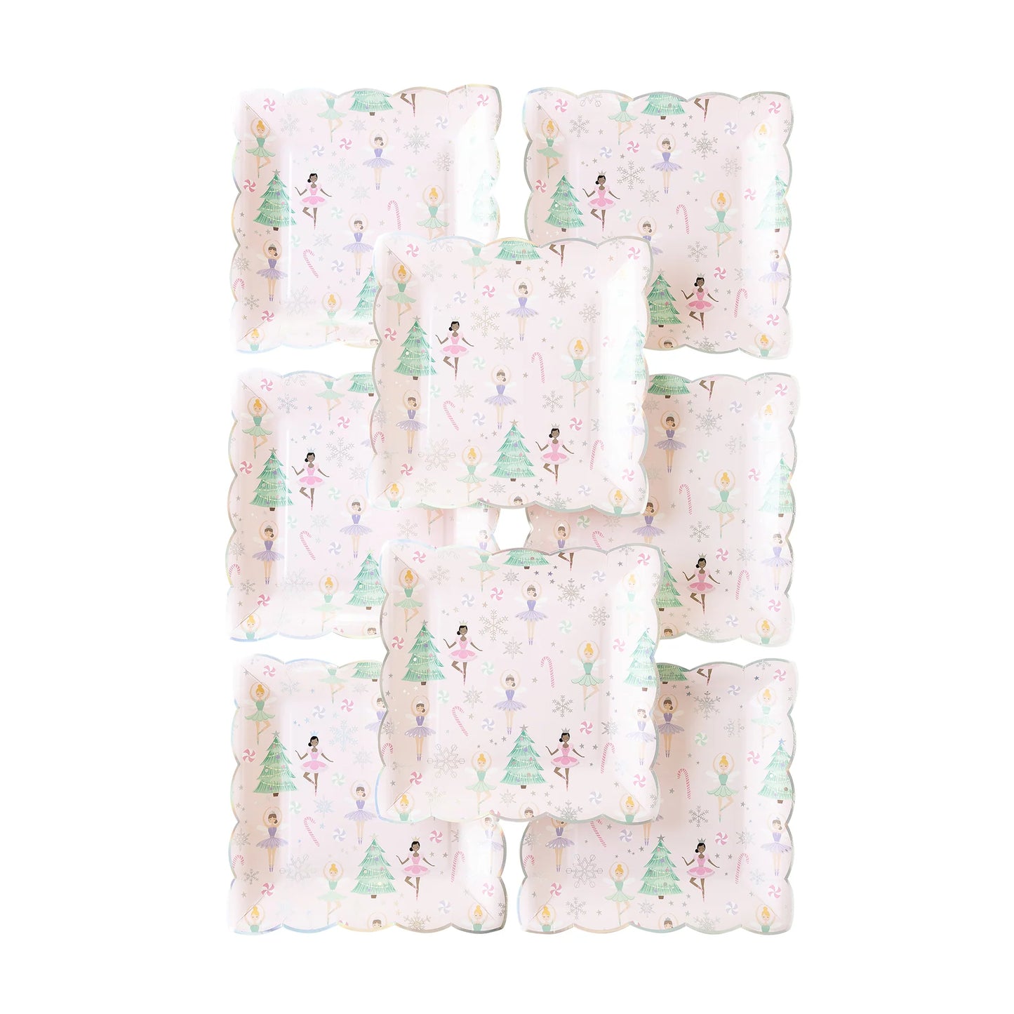 Sugar Plum Fairies Paper Plate