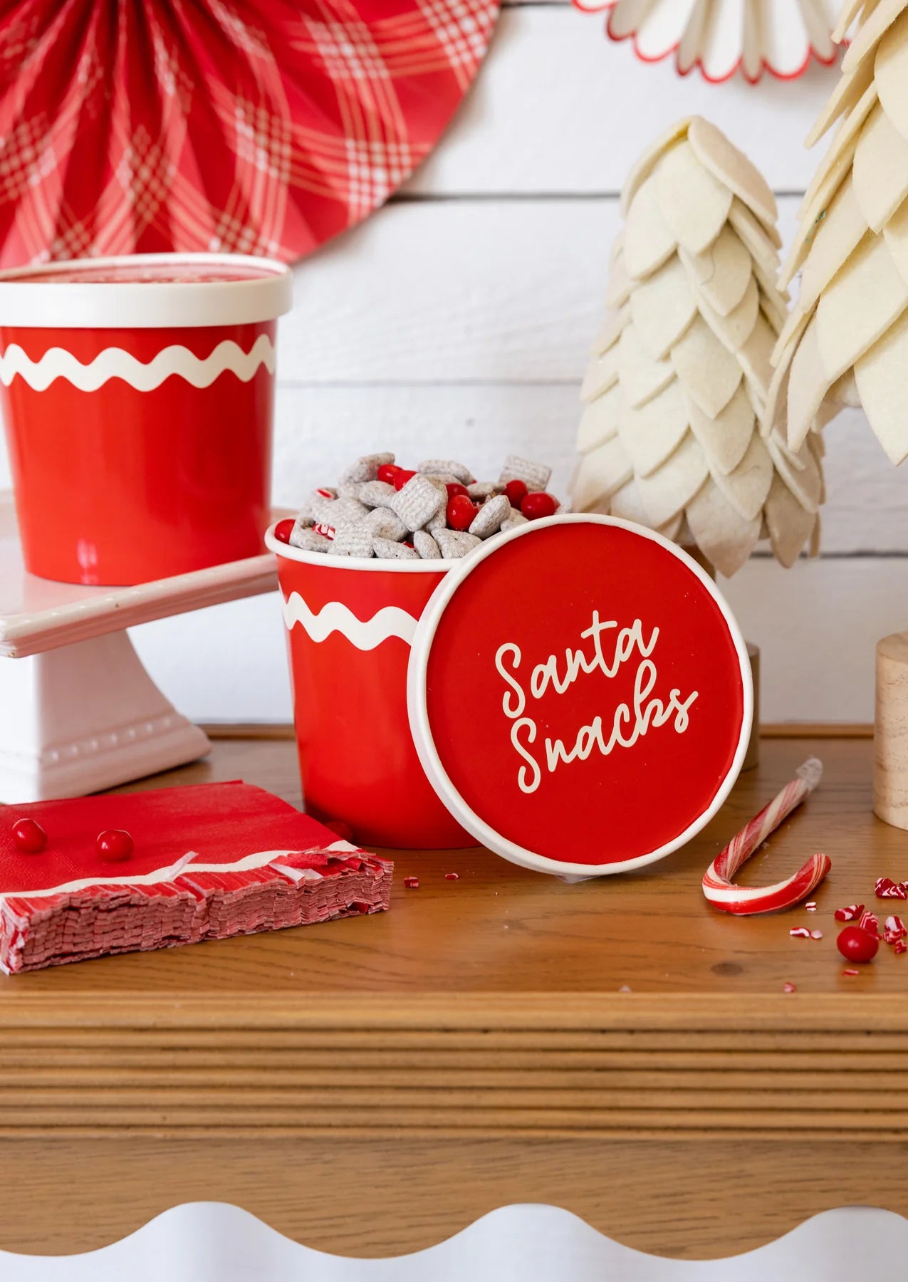 Believe Ric Rac Fringe Cocktail Paper Napkin