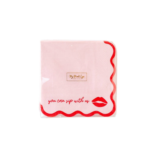 Galentines Cocktail Napkin
