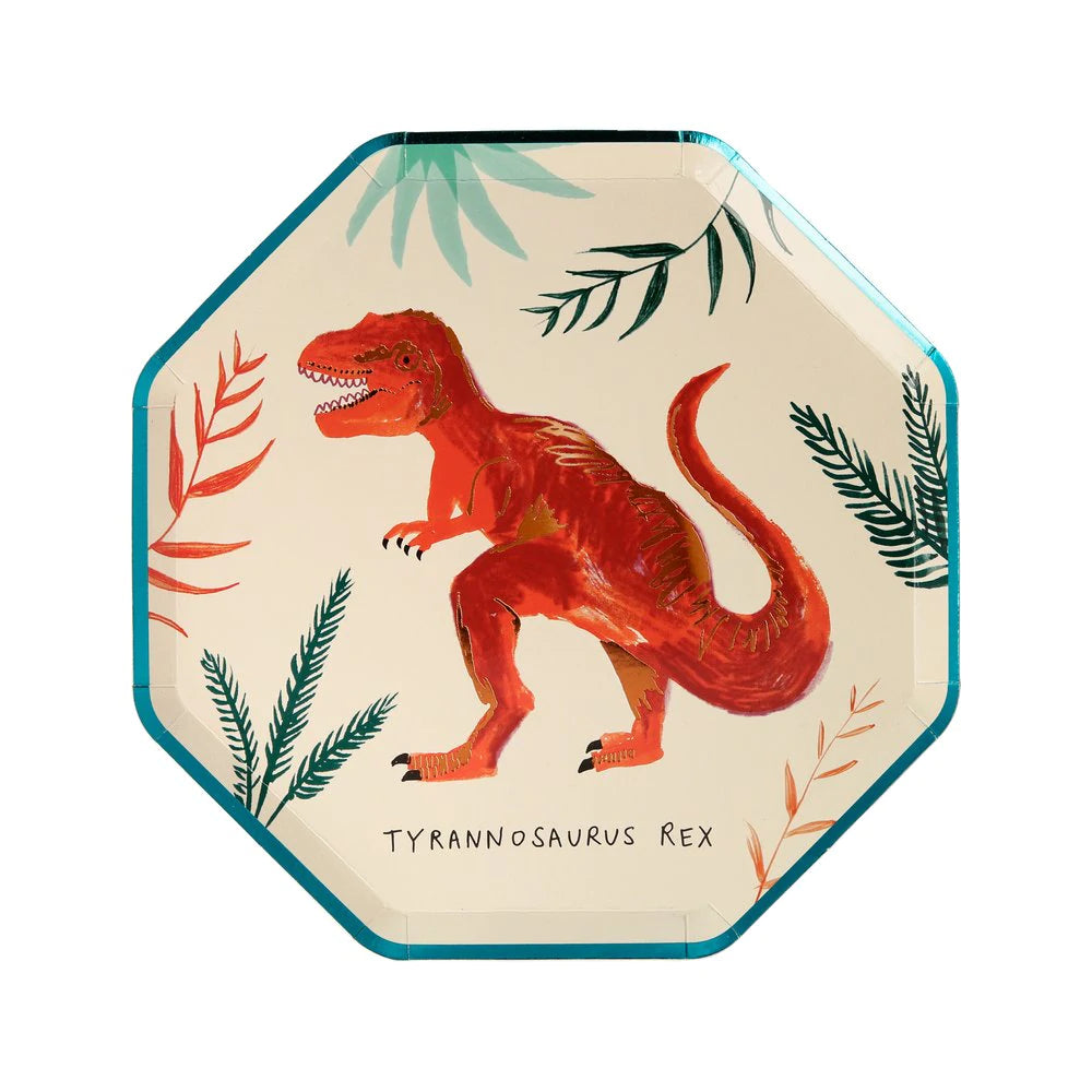 Dinosaur Kingdom Side Plates (x 8)