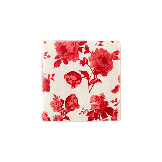 Rich Floral Cocktail Napkin Set