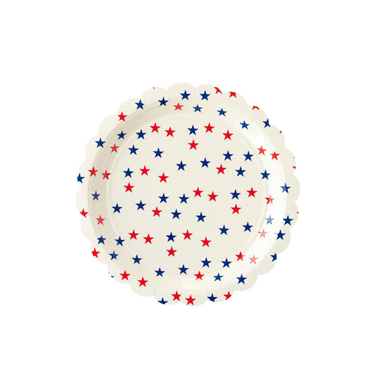 Star Scallop Shaped Paper Plate