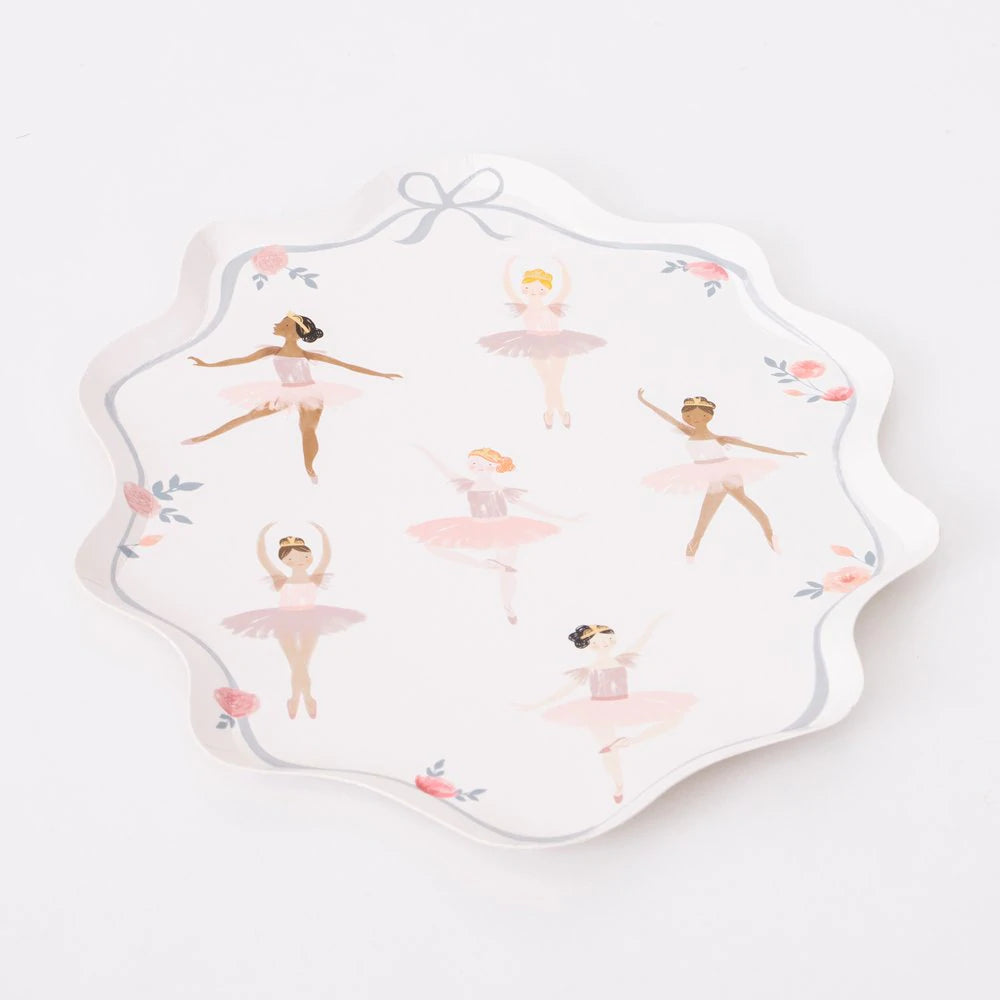 Ballerina Plates (x 8)