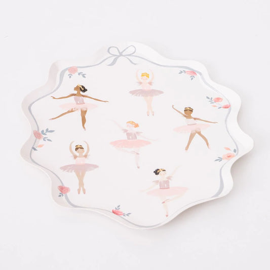 Ballerina Plates (x 8)