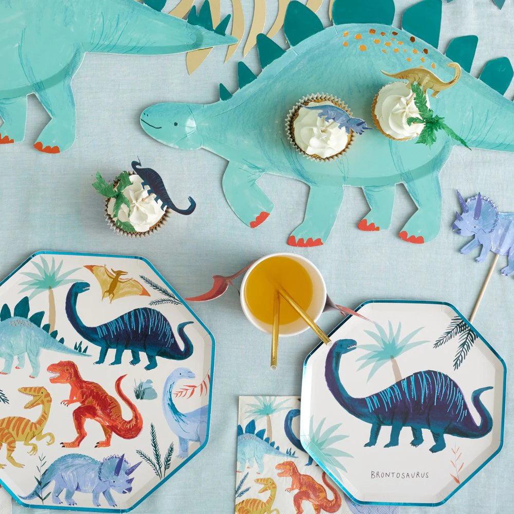 Dinosaur Kingdom Side Plates (x 8)