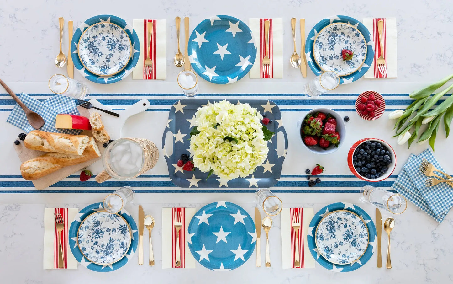 Hamptons Paper Table Runner
