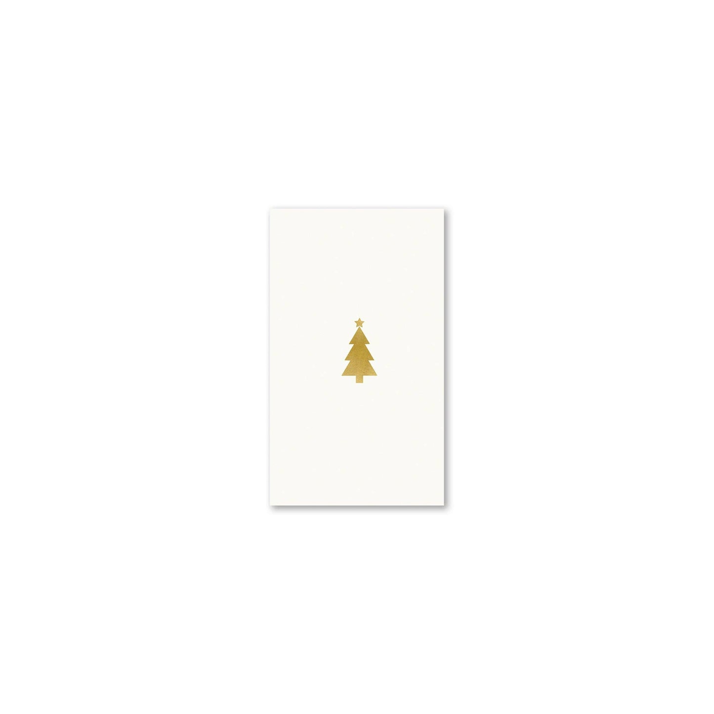 Golden Holiday Gold Tree Guest Napkin