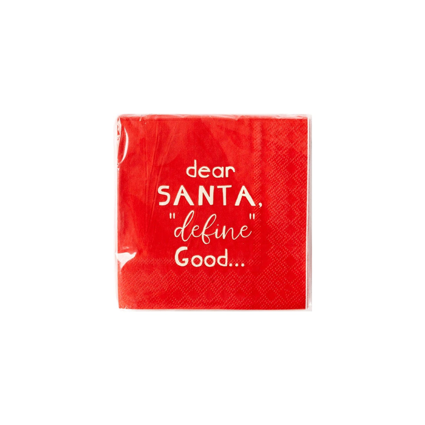 Dear Santa Cocktail Napkin