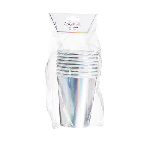 Iridescent cups set of 8
