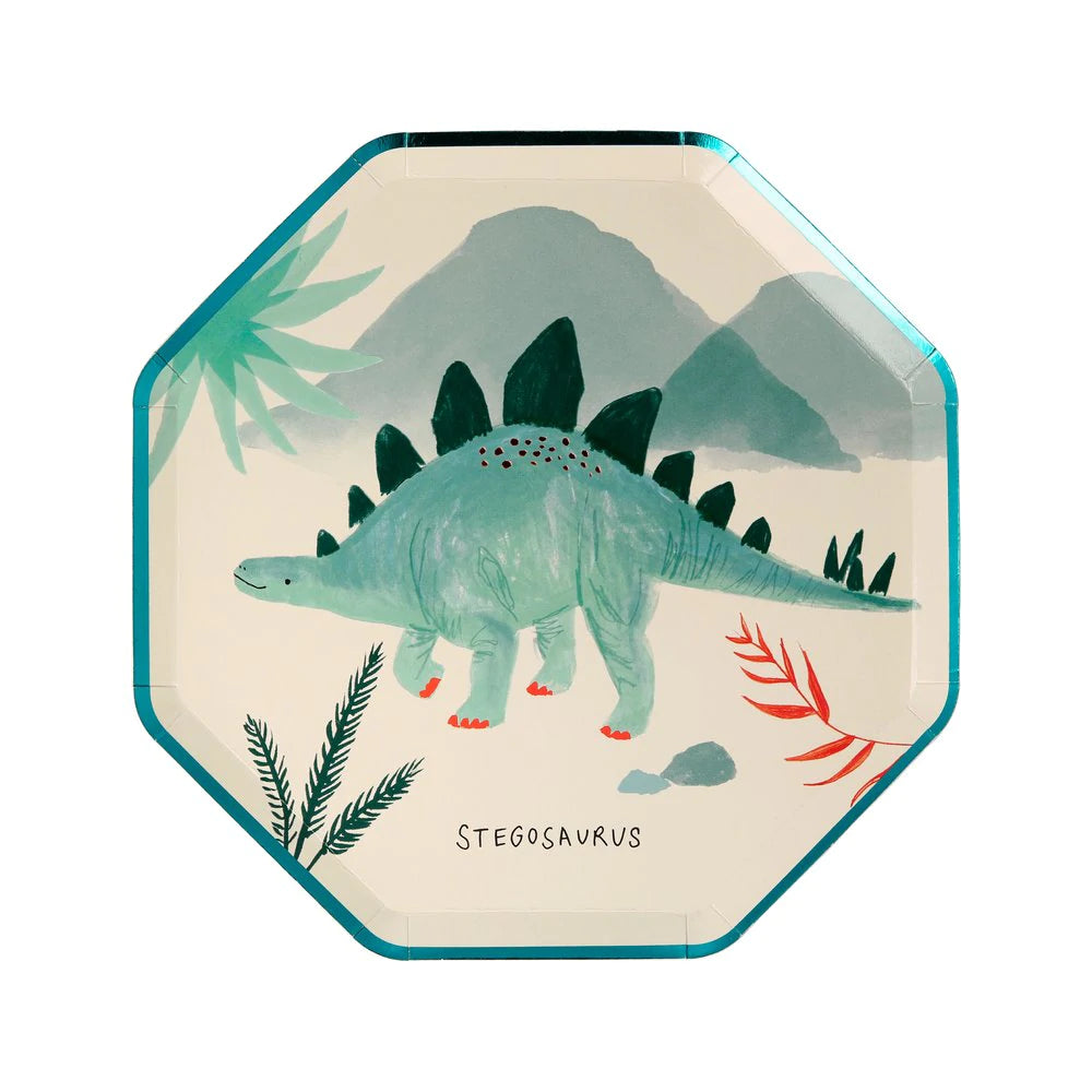 Dinosaur Kingdom Side Plates (x 8)