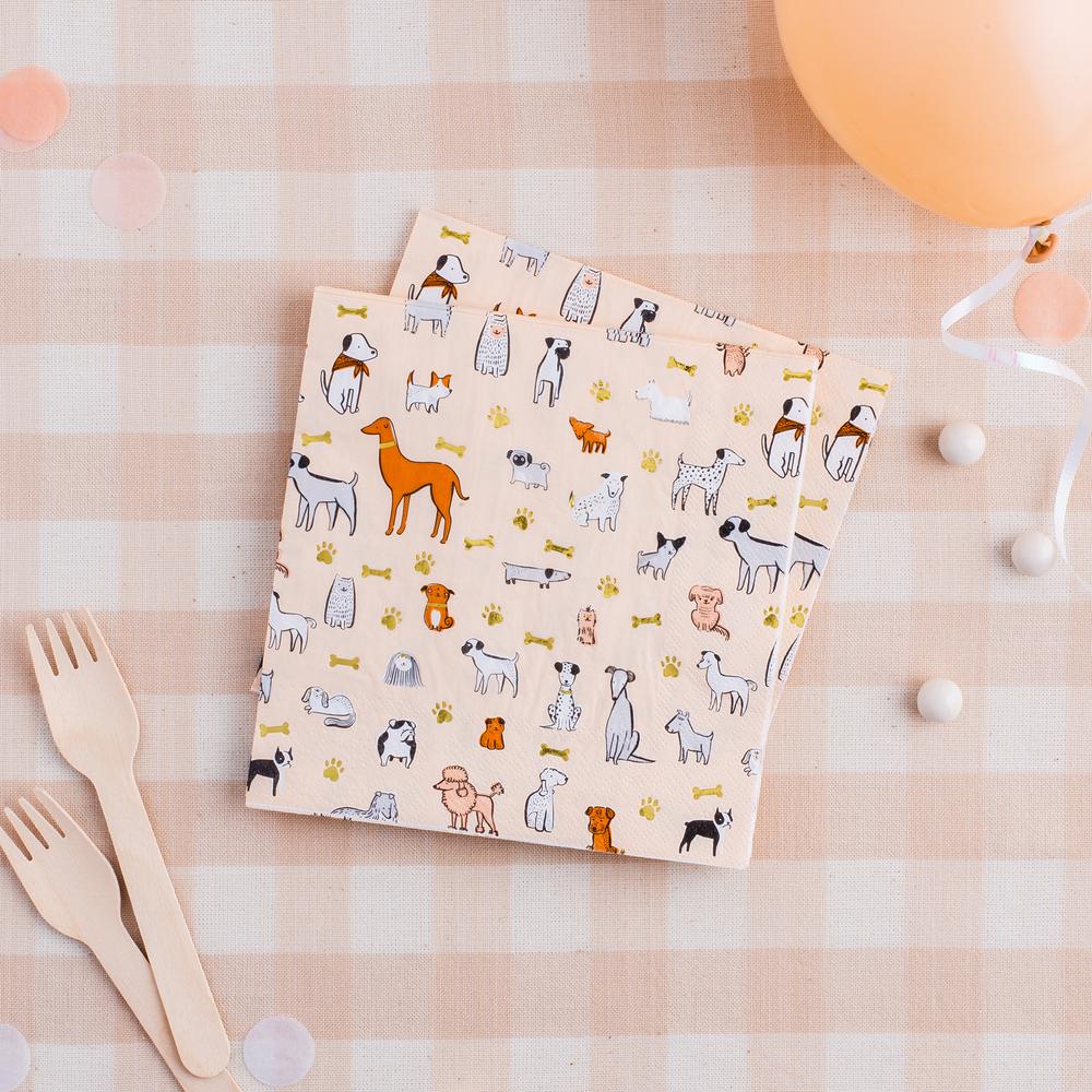 Bow Wow Large Napkins