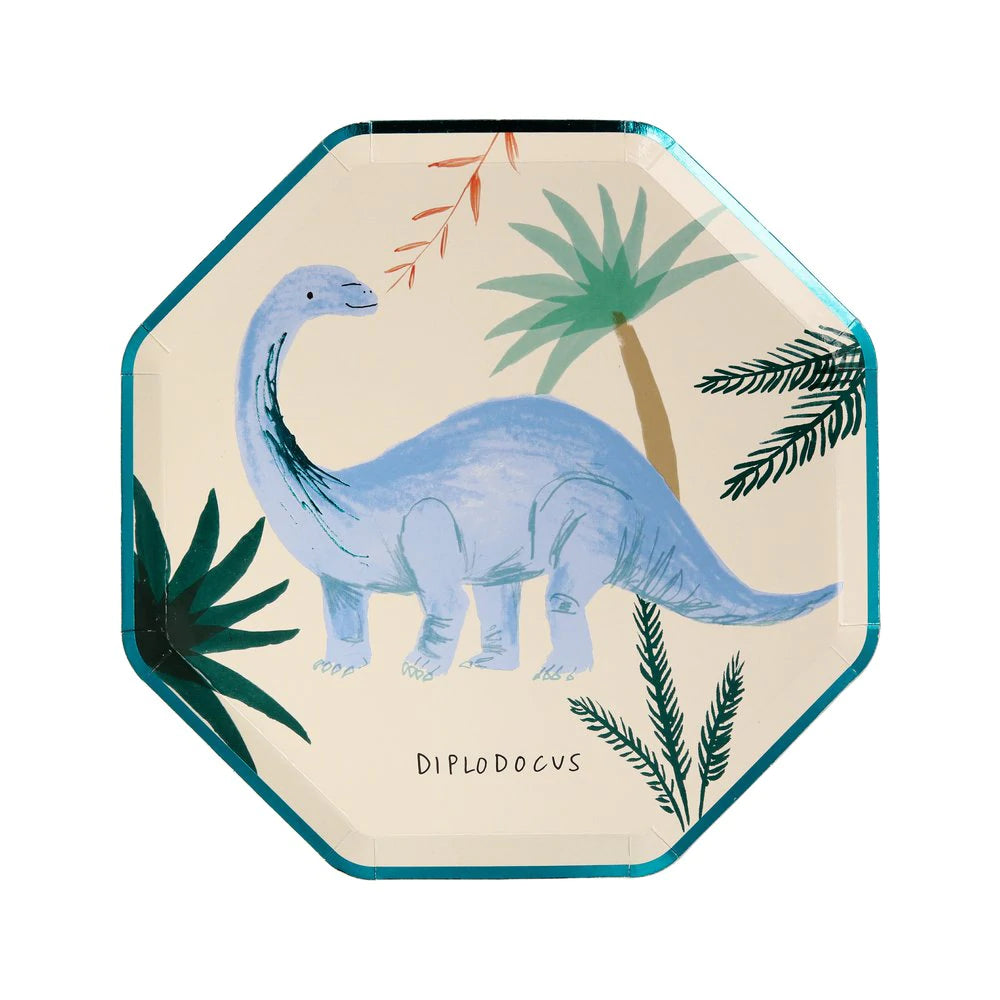 Dinosaur Kingdom Side Plates (x 8)