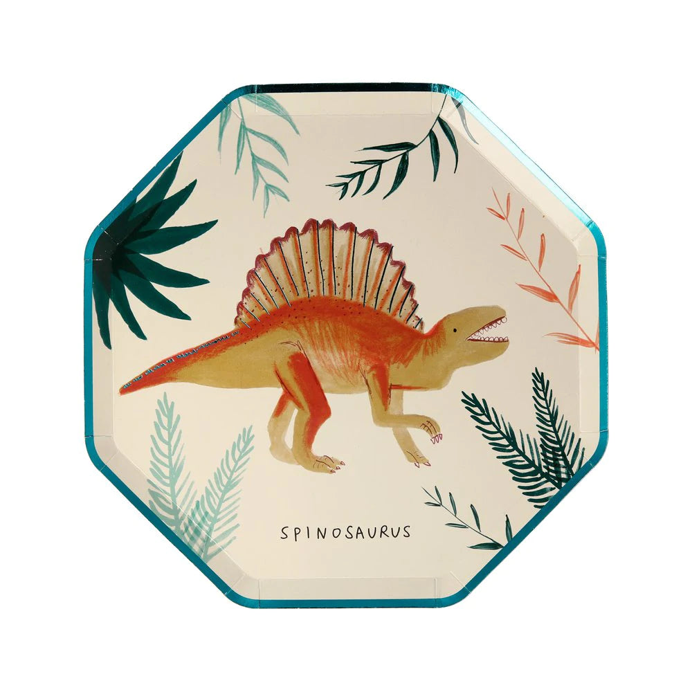 Dinosaur Kingdom Side Plates (x 8)
