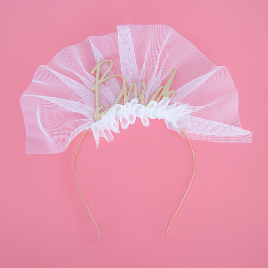 "Bride" Metal Headband