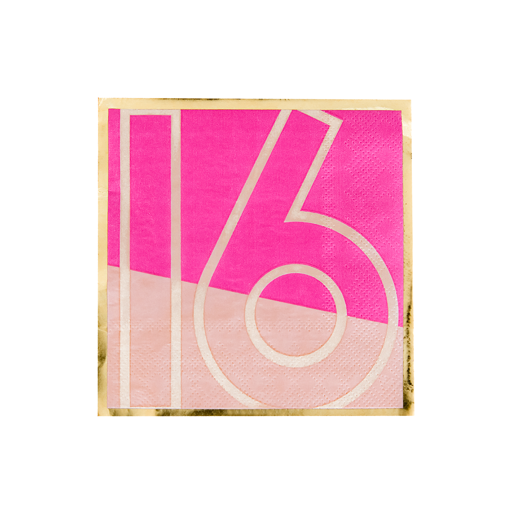 Sweet 16 Cocktail Napkin
