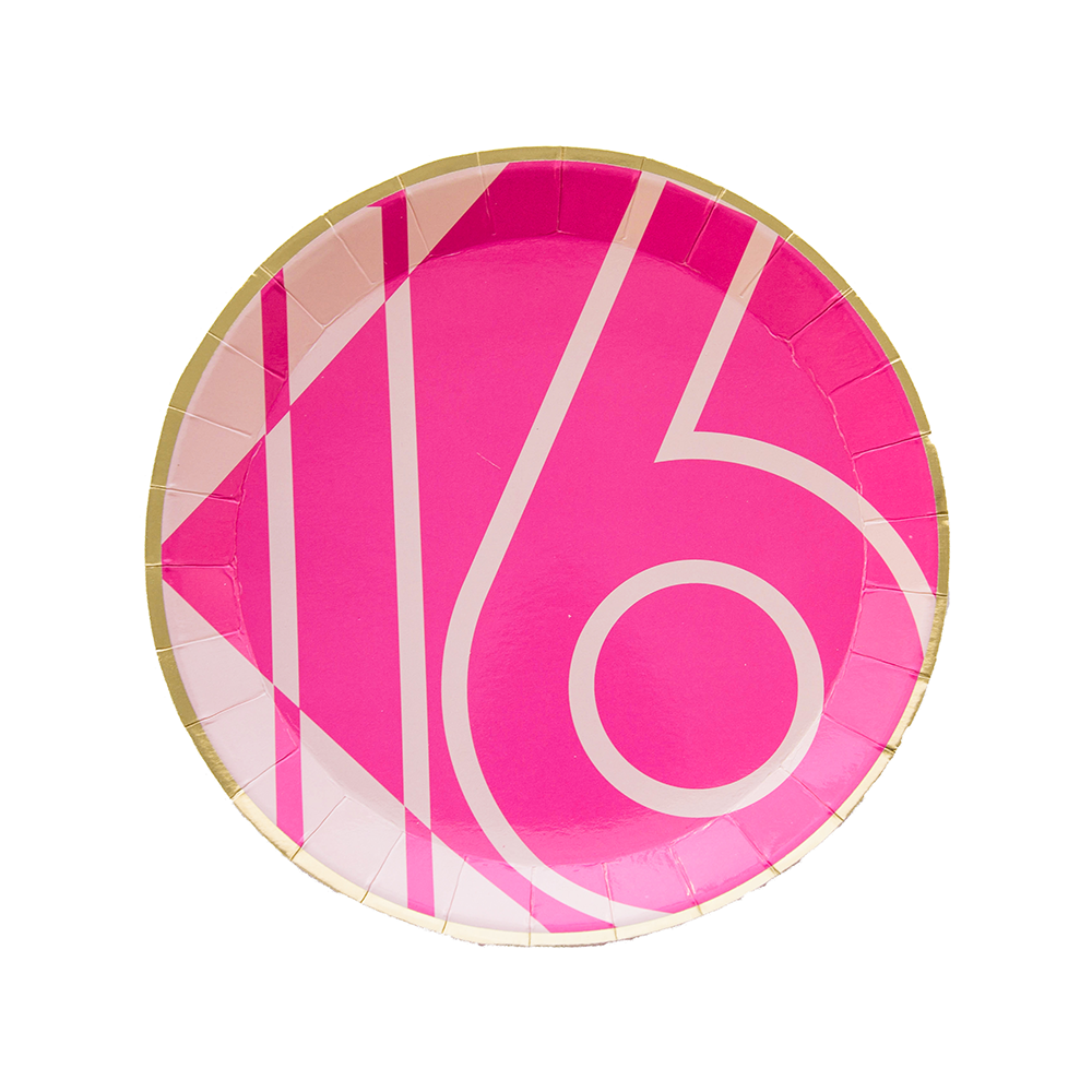 Sweet 16 Desert Plates
