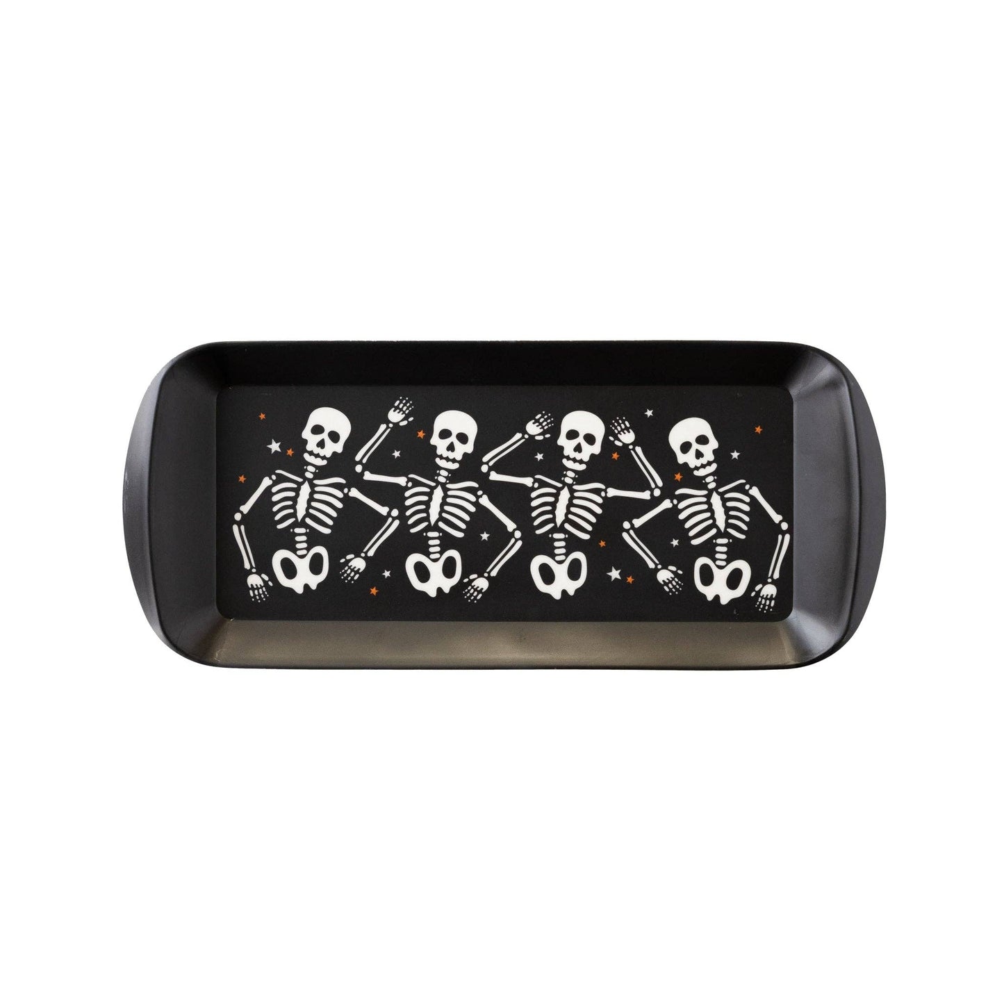 Dancing Skeletons Mini Reusable Bamboo Tray