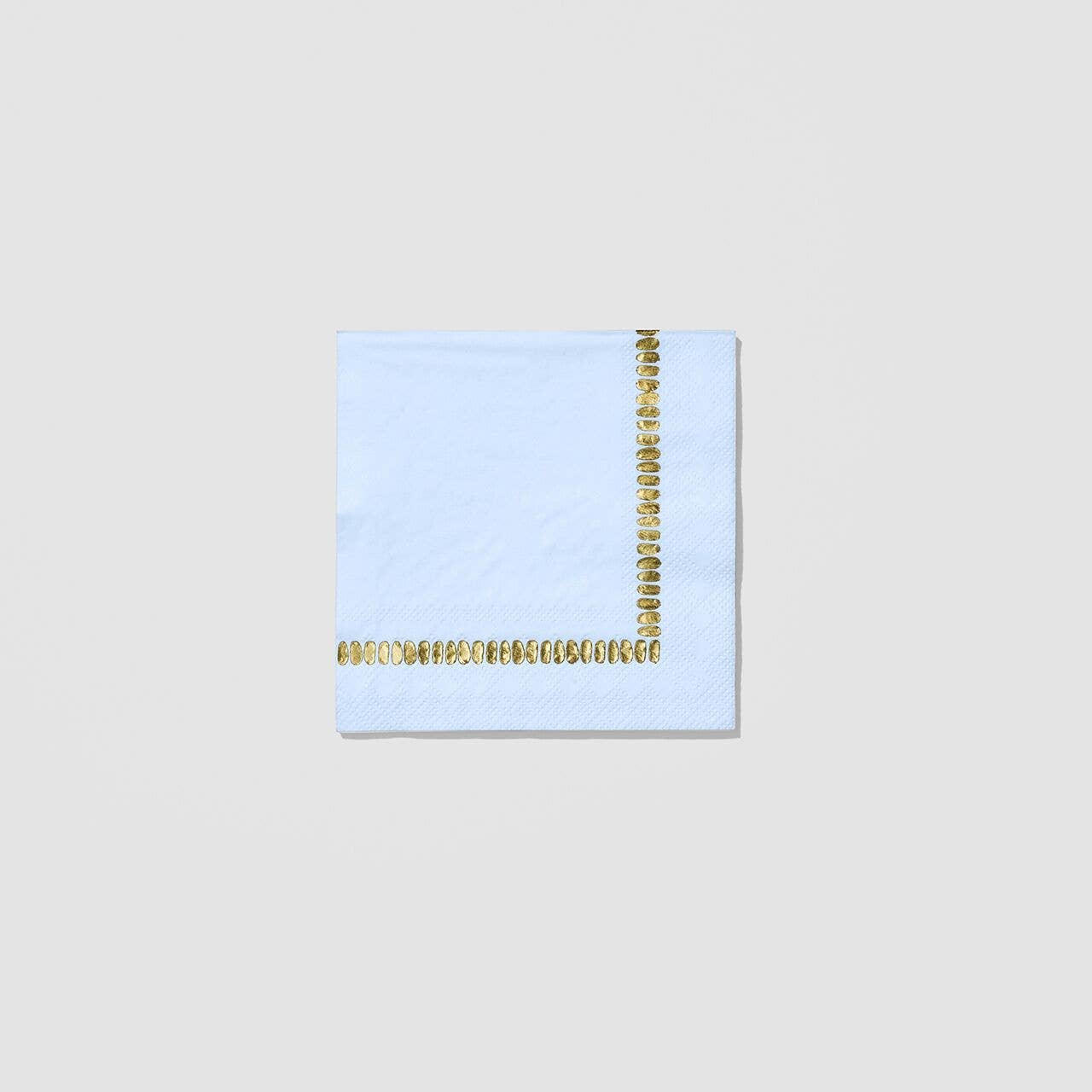 Pale Blue Brushstroke Cocktail Napkins