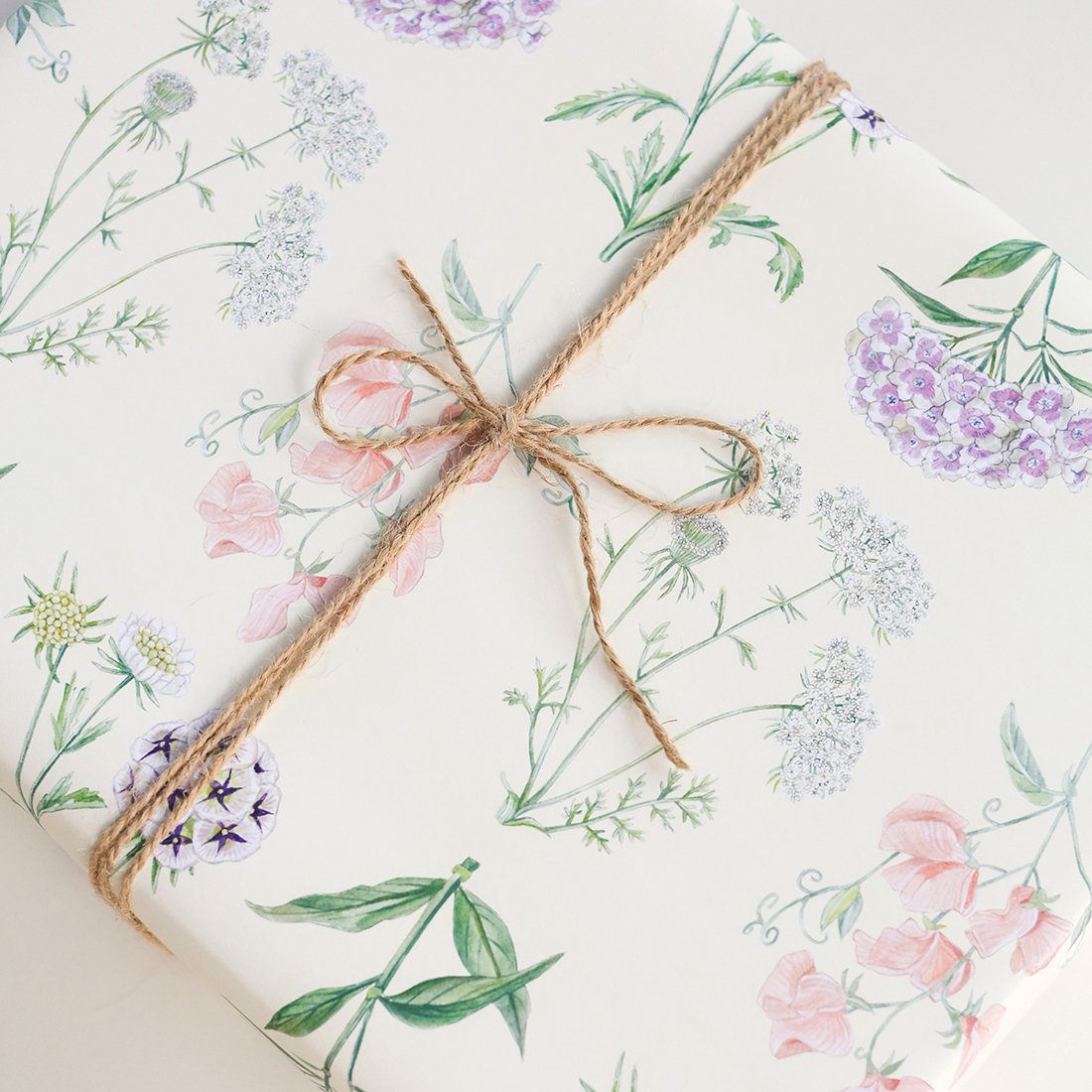Floral Botanic Gift Wrap Roll