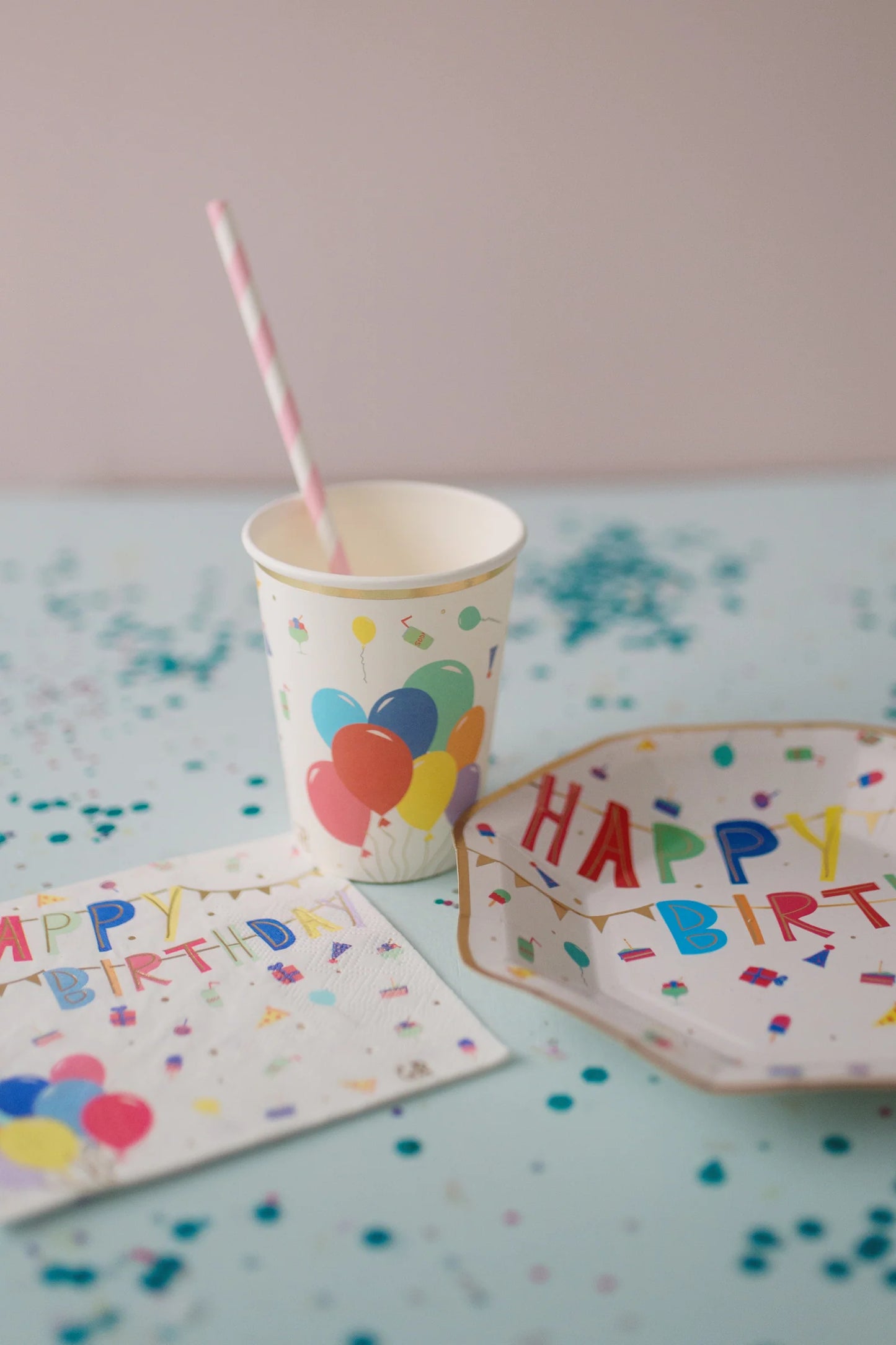 Happy Birthday Party Cups (8pc)