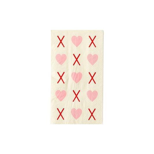 XOXO Hearts Guest Towel