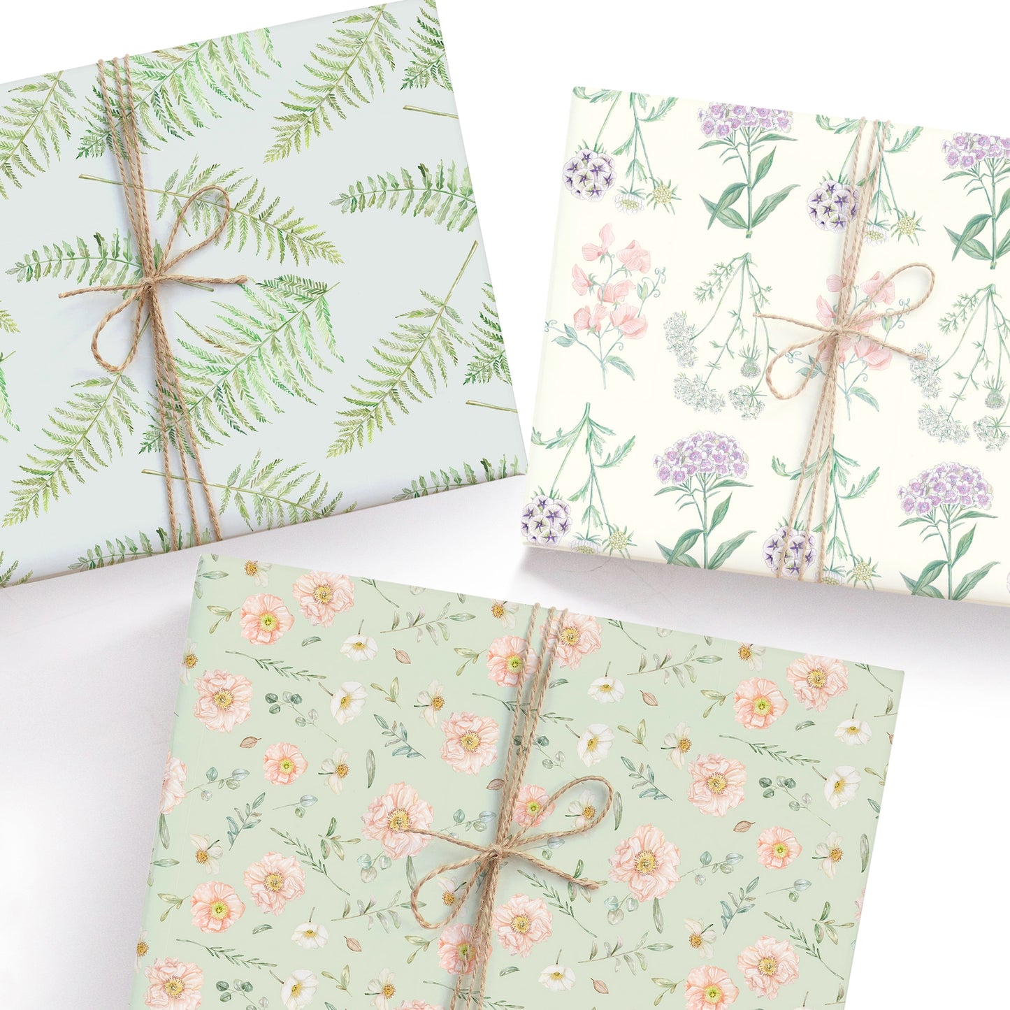 Floral Botanic Gift Wrap Roll