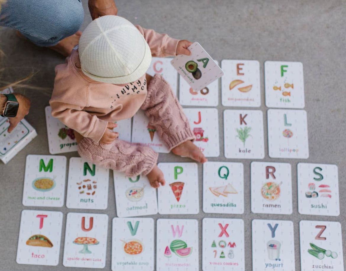 Foodie Themed ABC Flashcards - Packadoo