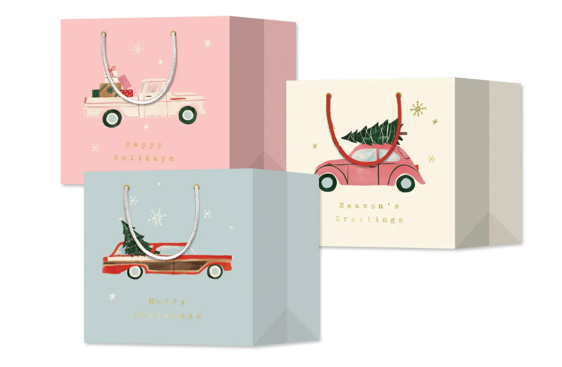 Retro Transportation Mini Gift Bag Set of 6