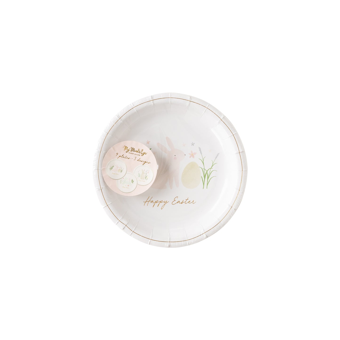 Watercolor Easter Round 7" Plate Set