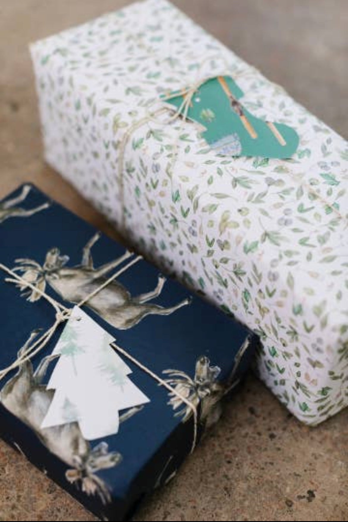 Blue Moose Gift Wrap Roll