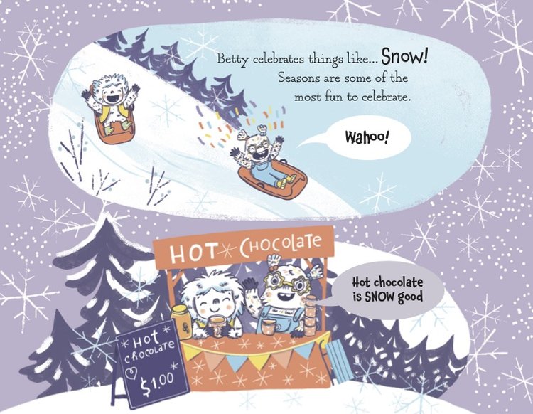 Betty The Confetti Yeti Book