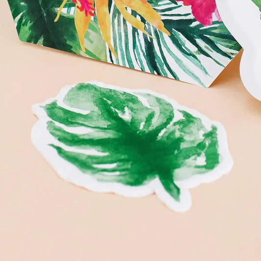 Monstera leaf napkins