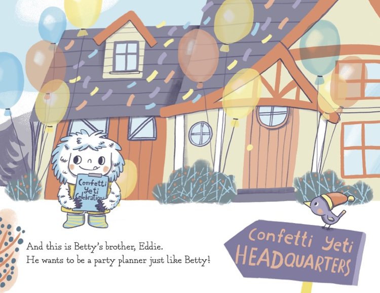 Betty The Confetti Yeti Book