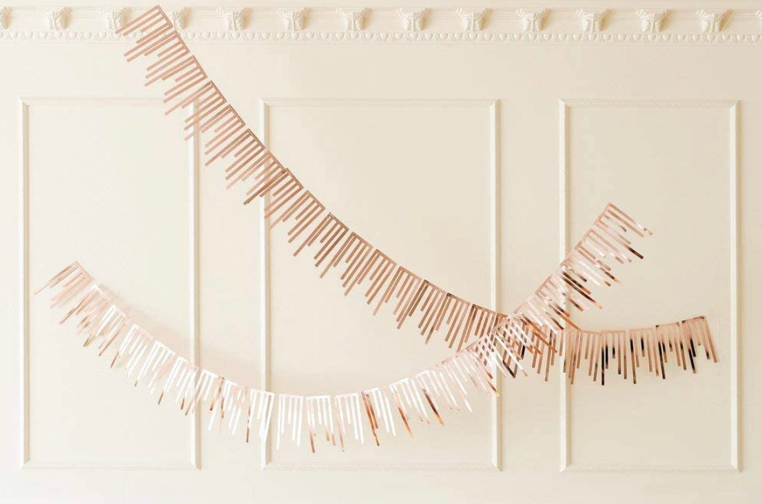 Rose Gold Cascade Paper Garlands