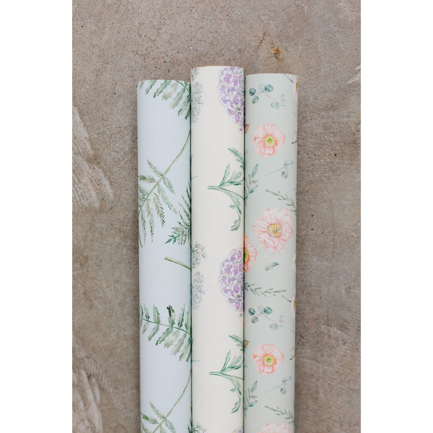 Fresh Poppies Gift Wrap Roll
