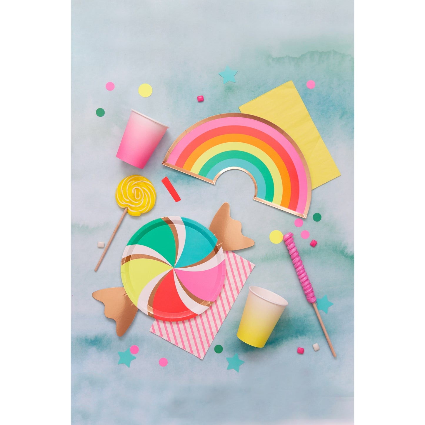 Rainbow Plates