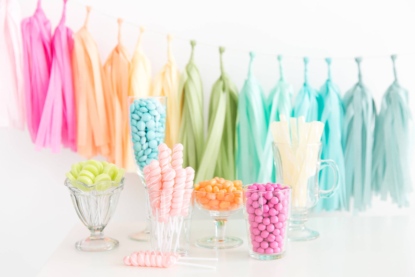 Rainbow Tassel Garland Kit