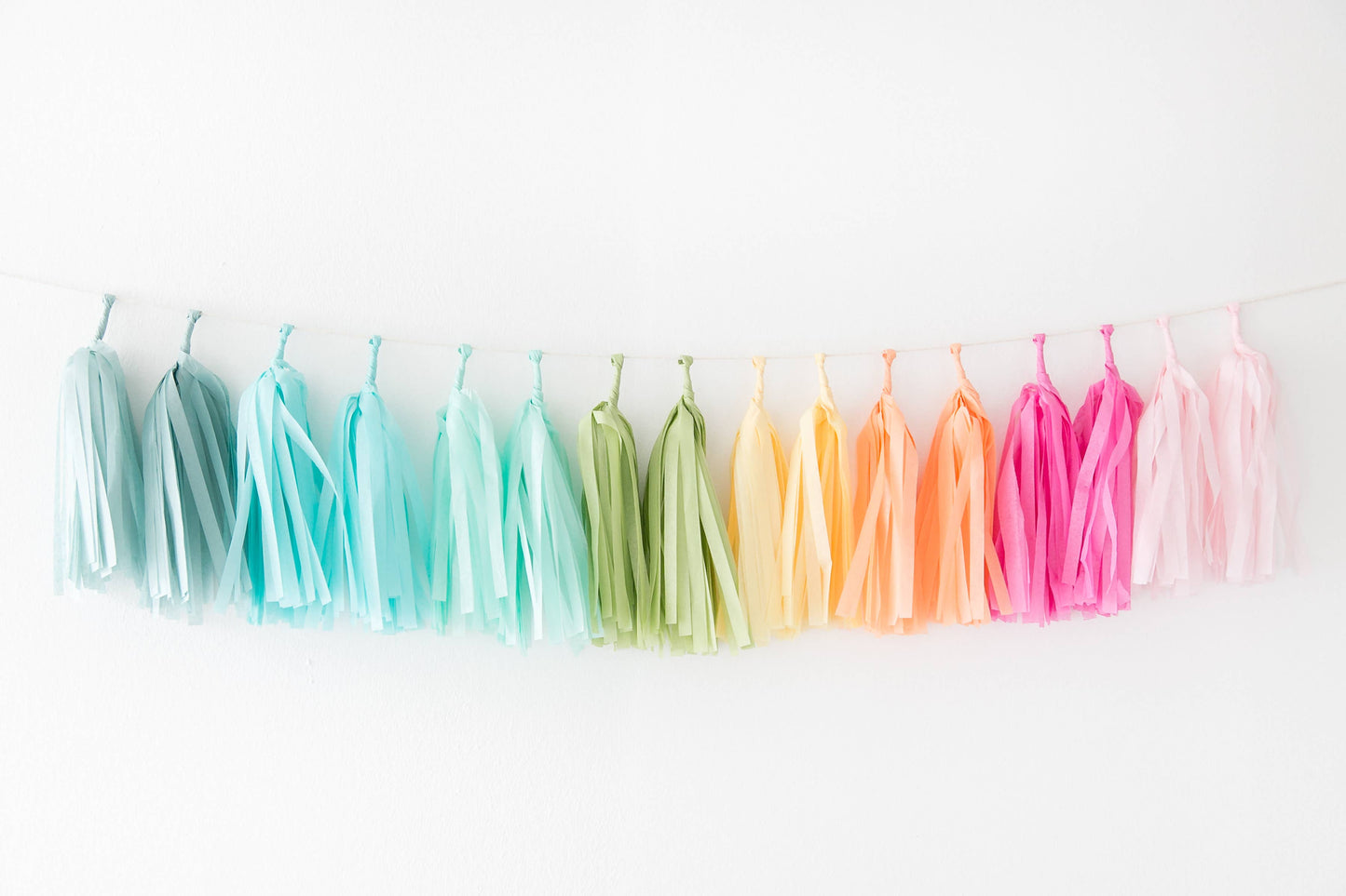 Rainbow Tassel Garland Kit