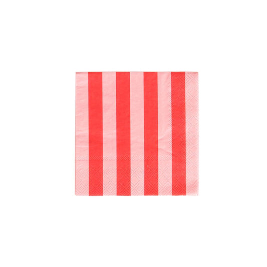 Striped Cocktail Napkin