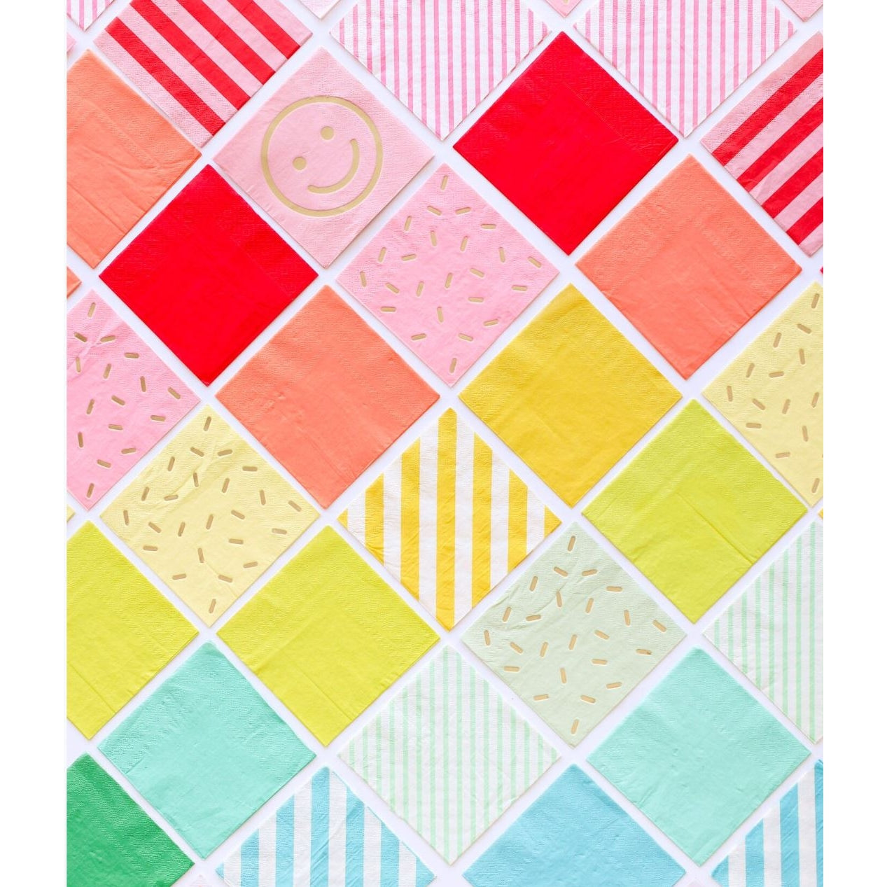 Striped Cocktail Napkin