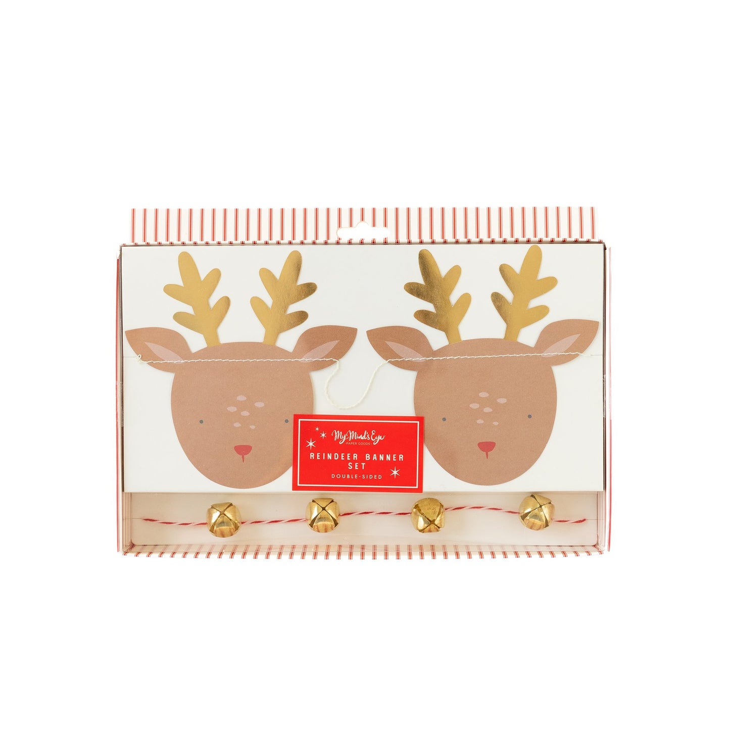 Dear Rudolph Reindeer/Bells Banner Set