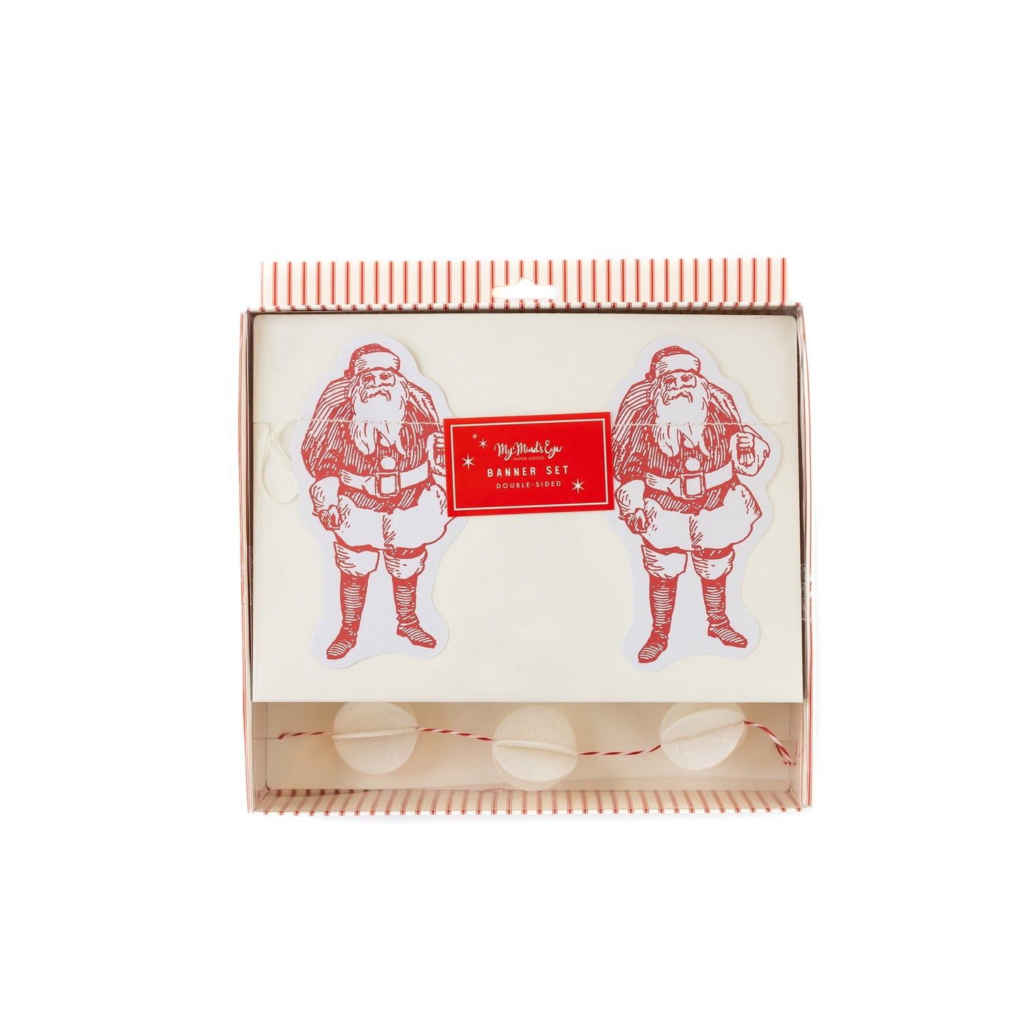 Believe Santa/ Felt Circle Banner Set