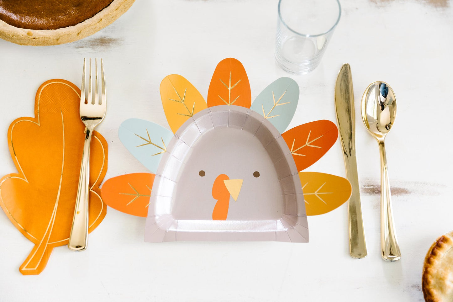 Harvest Turkey Shaped Plate